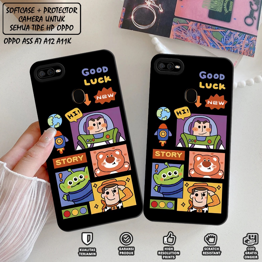 CASE OPPO A7 A5S A12 A11K - Casing Hp Oppo A7 A5S A12 A11K Motif (TOY STORY) Case Pro Camera - Case 