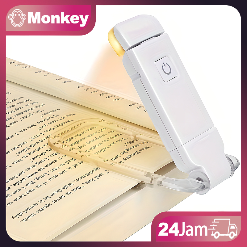 Lampu baca LED 9 warna Portabel reading Mini USB lampu belajar aesthetic