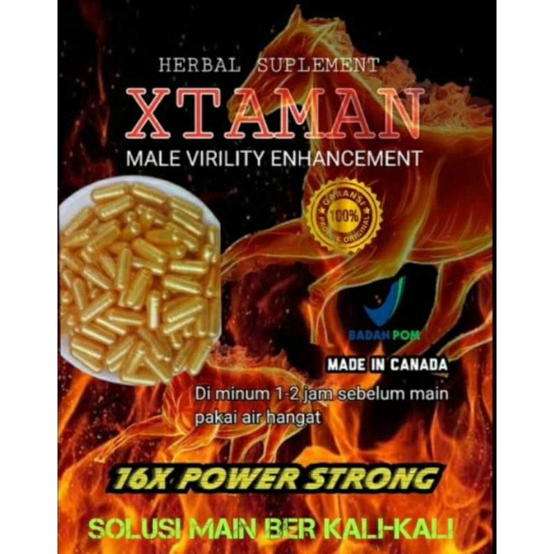 Herbal Obat Kuat Xtaman - Original - Garansi Kahasiat