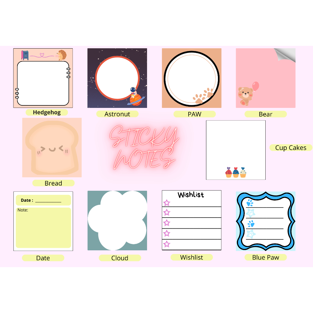 

Memo Pad | Sticky Note | Note Book | Kertas Lucu