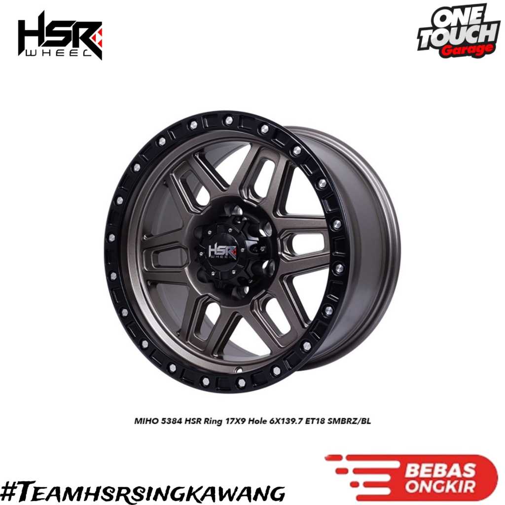 Velg mobil pajero, fortuner, hillux, triton hsr miho ring 17