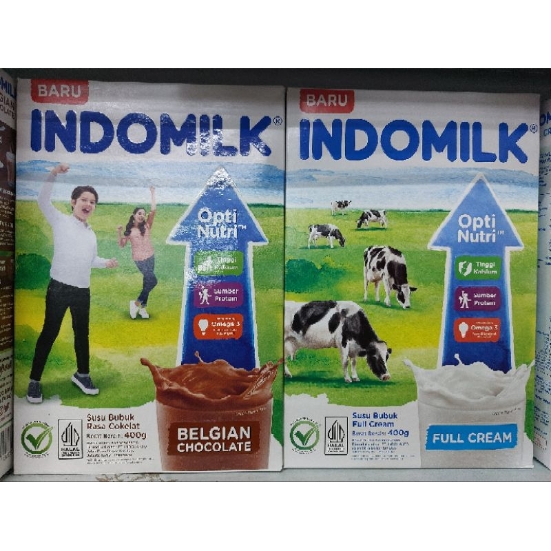 

KZ - indomilk susu bubuk rasa coklat & full cream 400g