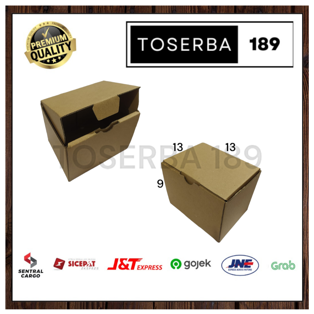 

kardus packing diecut/box pizza uk 13x13x9 cm