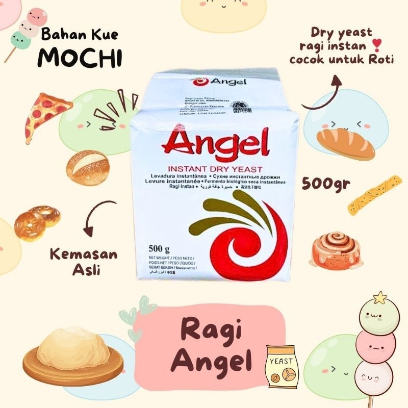 

Angel Instant Dry Yeast 500gr / Ragi Instan