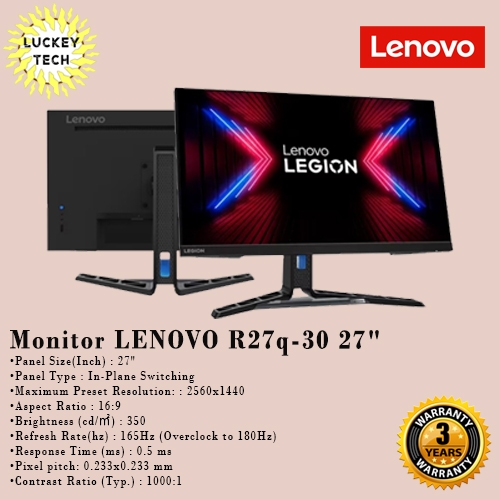 Monitor LED LENOVO R27q-30 27"