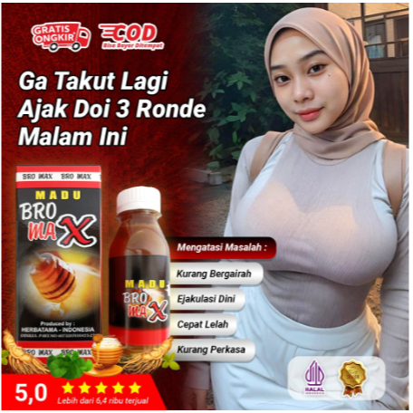 

[Distributor Resmi] Madu Bromax 175gr Botol Besar I Madu Herbal I Madu Kuat I Madu Pria Dewasa
