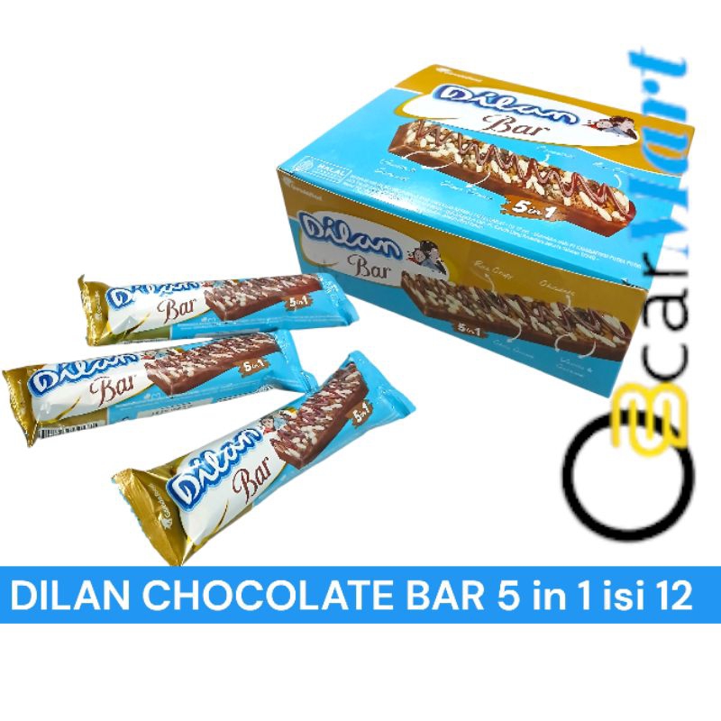 

[Depo] DILAN BAR CHOCOLATE CRUNCHY 5 in 1 isi 12 dari GARUDAFOOD