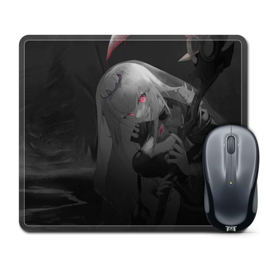 Mouse pad gaming vtuberMONOCHROME CALLIOPE MORI-HOLOLIVEmaterial Rubber