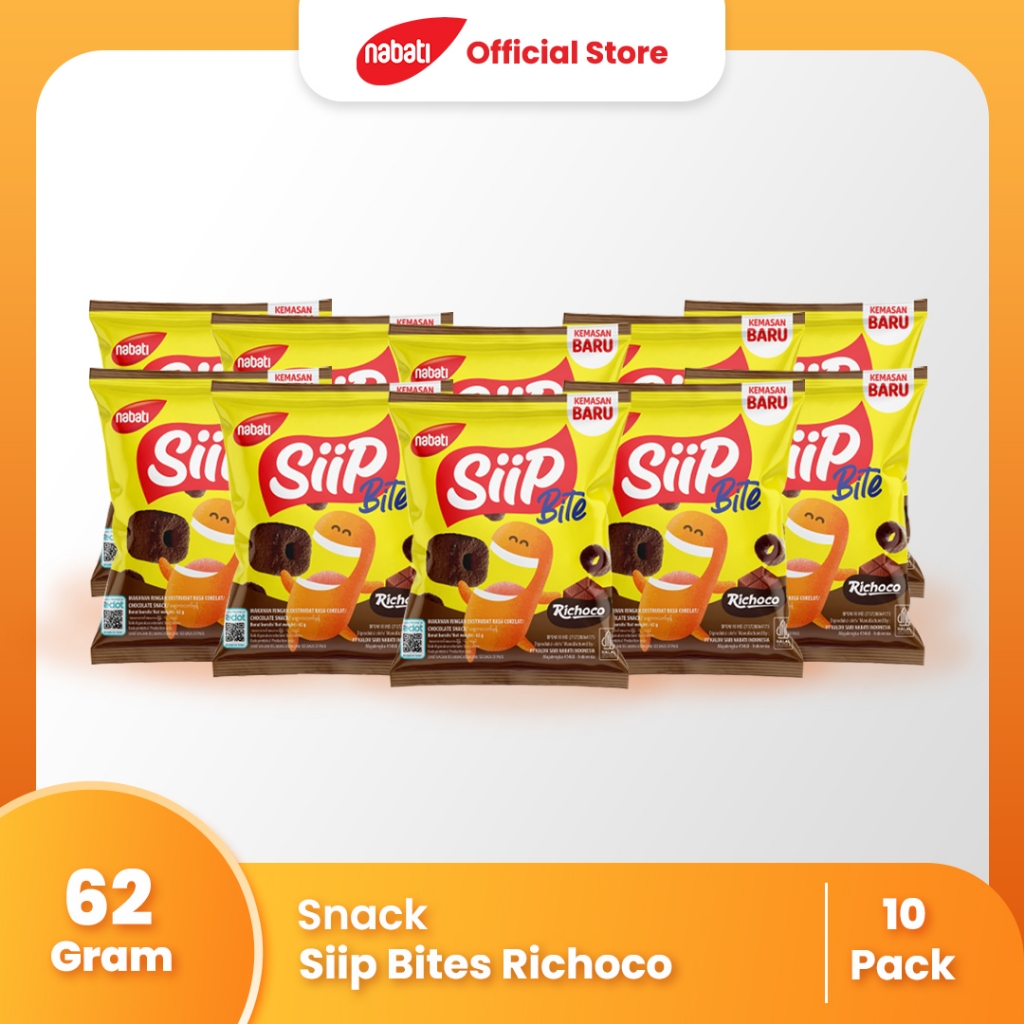 

[Bundle Pack Isi 10] SIIP Bites Richoco 62g