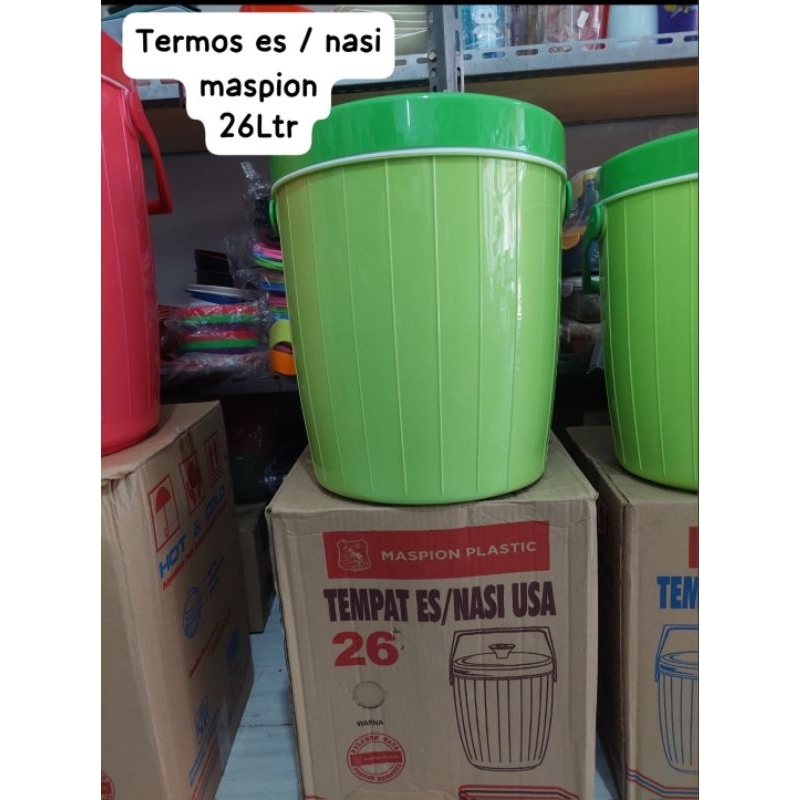 Termos nasi maspion 26ltr/ termos es / rice bucket / nasi /es batu / termos serbaguna / termos maspi