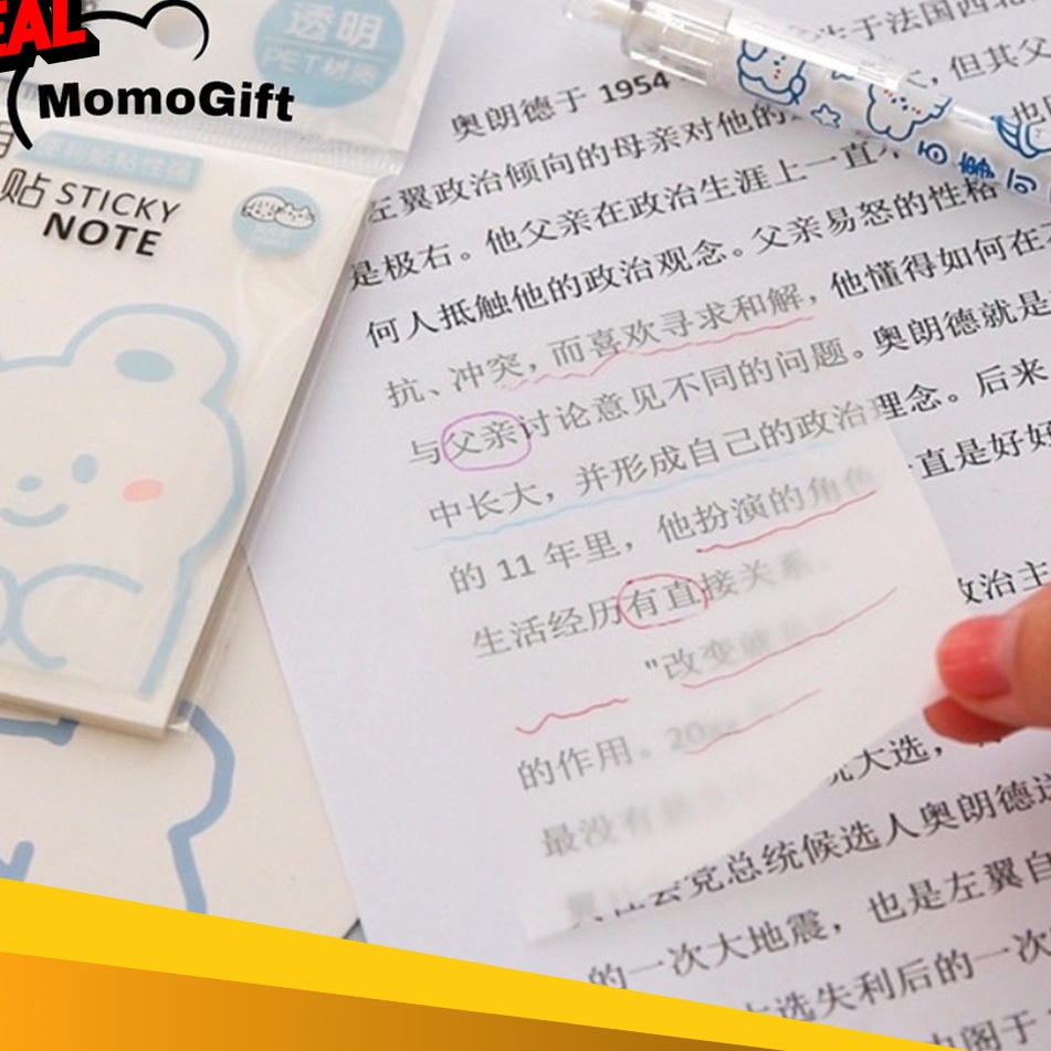

PROMO TERGILA Kertas Transparan Sticky Note Transparan Untuk Jiplak Gambar Kertas Polos TLD32
