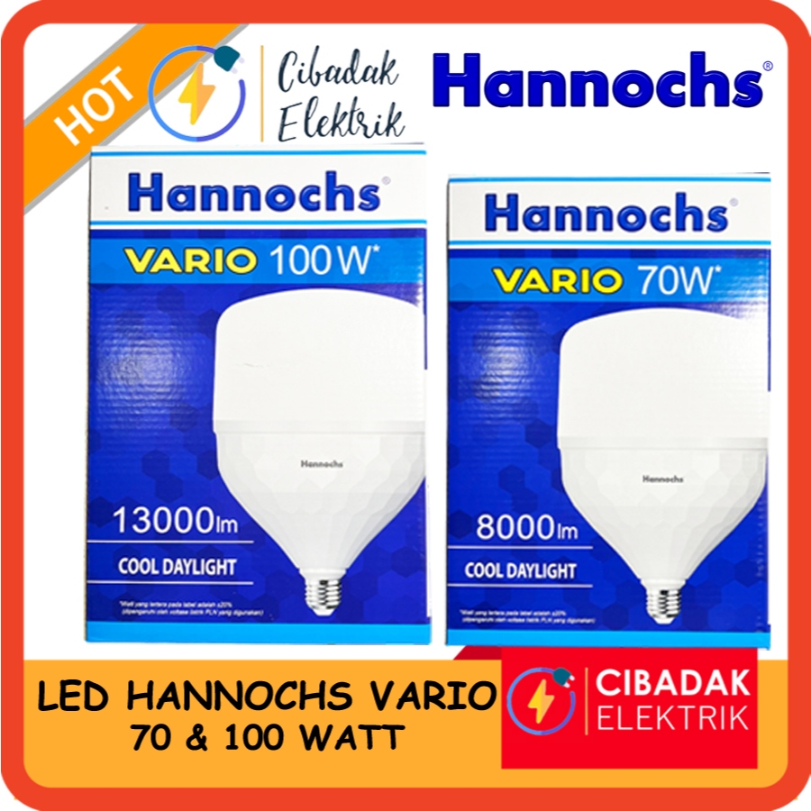 Lampu LED HANNOCHS VARIO 70 / 100 WATT / GARANSI 1 TAHUN / ORIGINAL HANNOCHS
