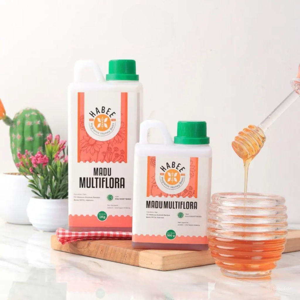 

Madu Murni HABEE Multiflora Herbal Kesehatan Kemasan 1kg