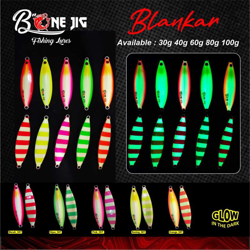 metal jig Bone jig 30g-80g