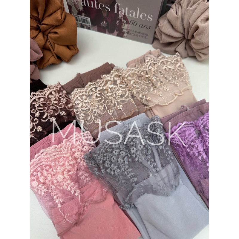 HANDSOCK CINCIN RENDA TILE / HANDSOCK RING RENDA TILE / HANDSOCK BRUKAT PENGANTIN / HANDSOCK CINCIN 