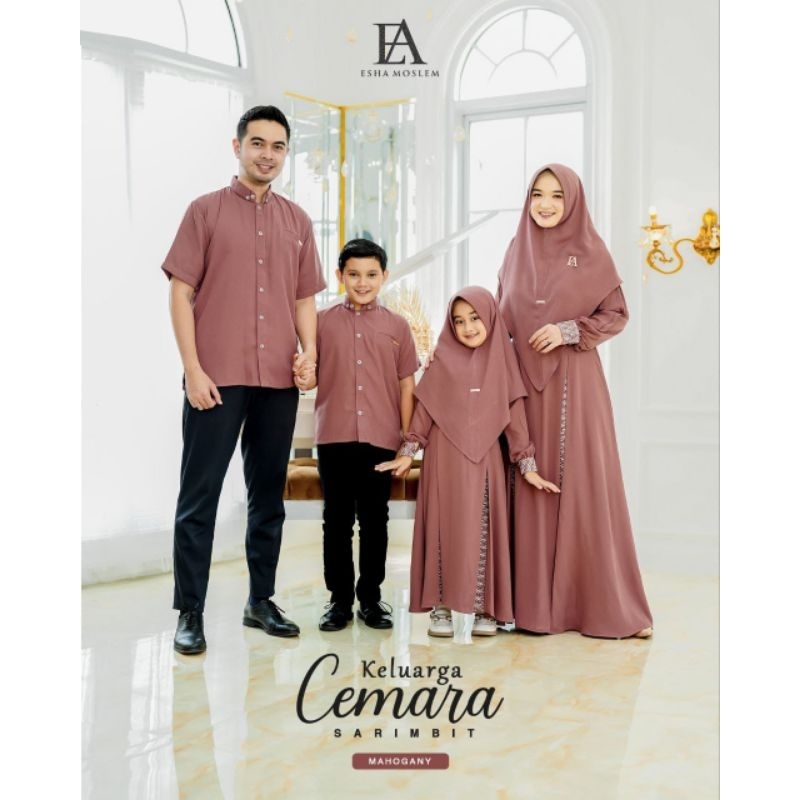 Famset 2025/Baju Lebaran/Sarimbit Keluarga Cemara by Esha Moslem