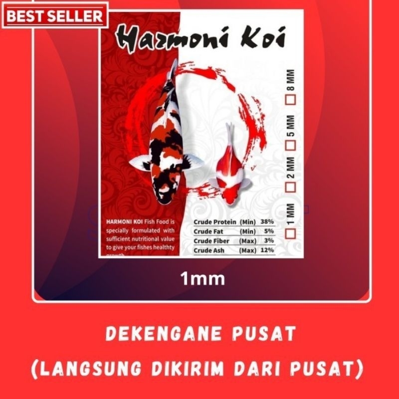 Pakan Anakan Koi Blitar Koi Slayer Harmoni 10kg 1mm Protein 40