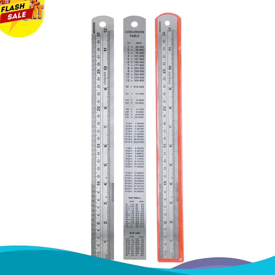 

PALING DIMINATI MONTANA Ruler Penggaris MONTANA 3 cm Metal RT3S