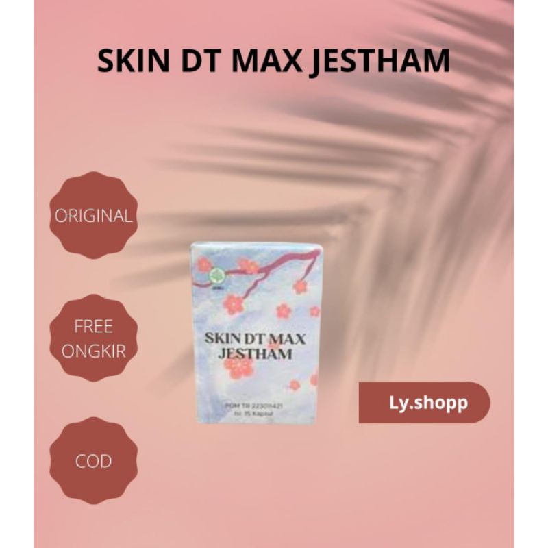 SKIN DT MAX JESTHAM 15 KAPSUL, KAPSUL PEMUTIH TUBUH