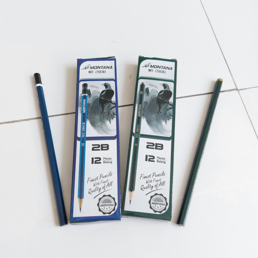 

Pensil 2B Montana - 1 Lusin Isi 12 Buah WARNA RANDOM