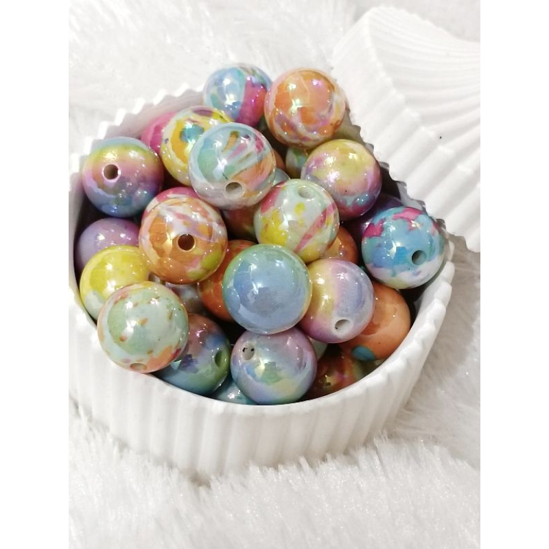 N15. 5 pcs Manik 16mm UV aneka motif