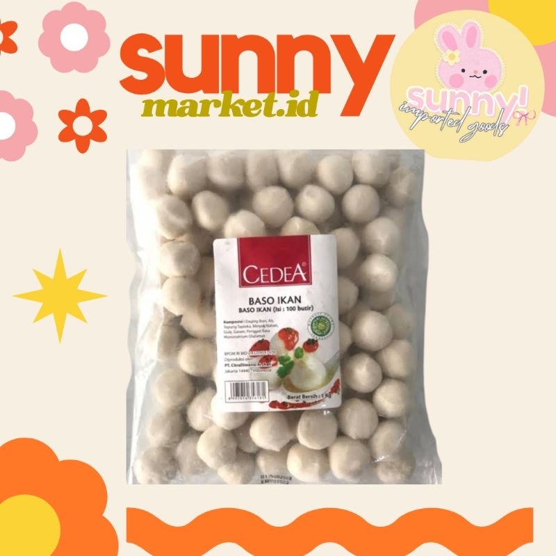 

SUNNYMARKET - CEDEA BAKSO BASO IKAN FISH BALL 100 BUTIR 1 KG