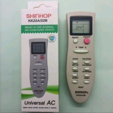 REMOT AC CHANGHONG MULTI UNIVERSAL SHINHOP KK22A/22B