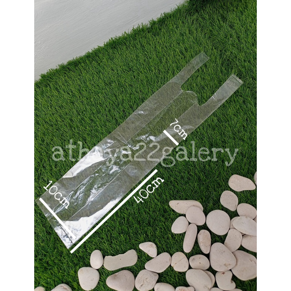 Disc Xtra Kantong Plastik Kresek PE Bening ukuran 1 isi 1pcs cocok untuk 2 cup minuman