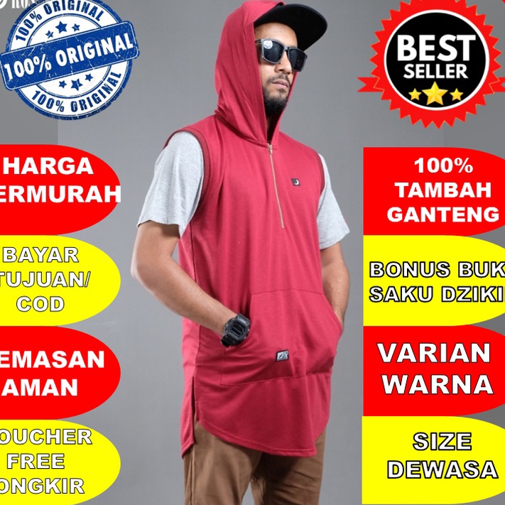 KP8 ROMPI SHOLAT ROSAL HOODIE  BAJU SHOLAT PRIA  BAJU MUSLIM KOKO ORINAL PREMIUM