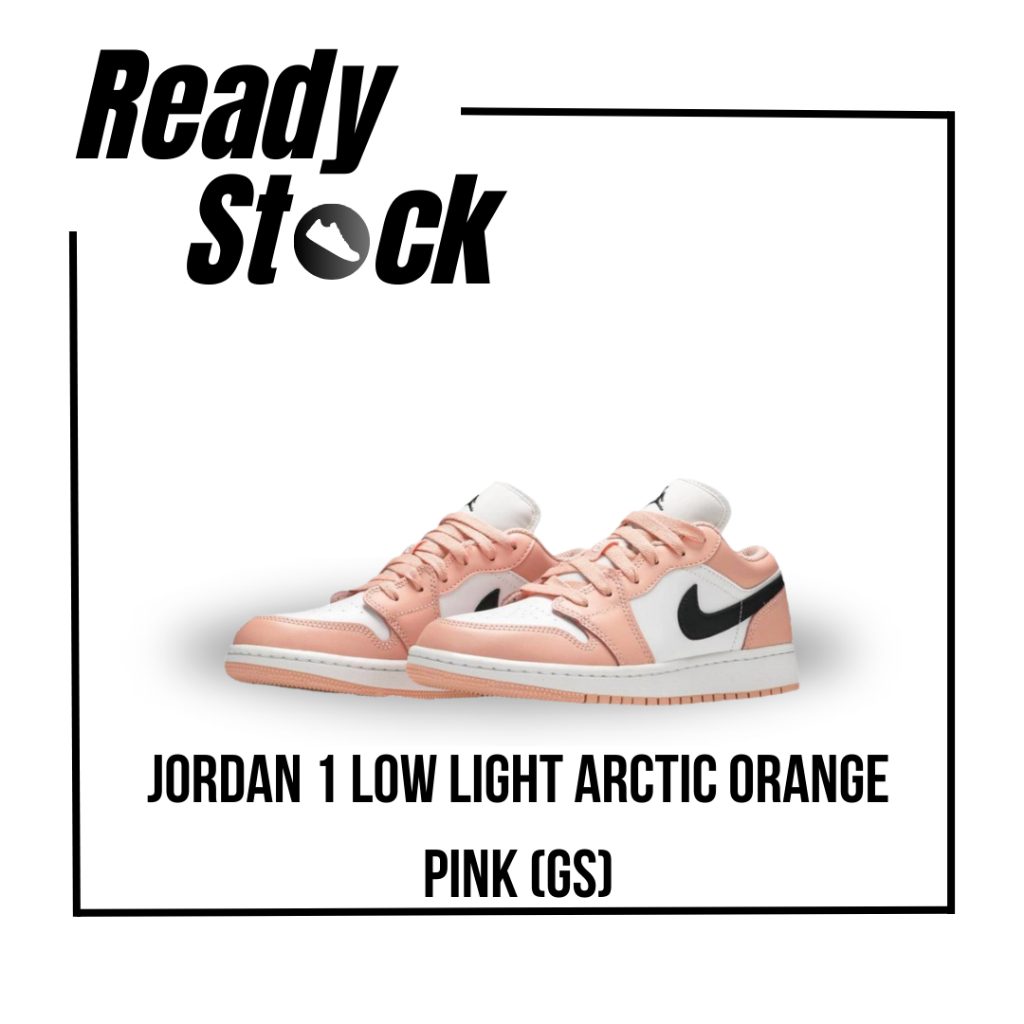 Nike Air Jordan 1 Low Light Arctic Orange Pink GS