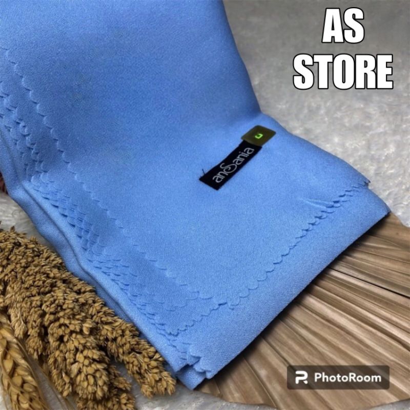 Jilbab Shinar Glamour Glitter Polos Hijab Segi Empat Kerudung Ansania Instan Original