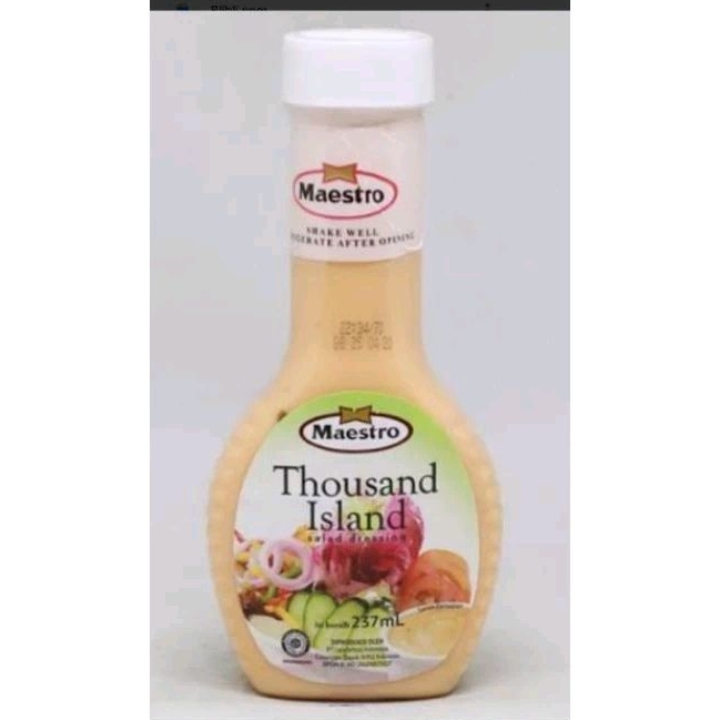 

Salad dresing trousland island maestro 237 Ml