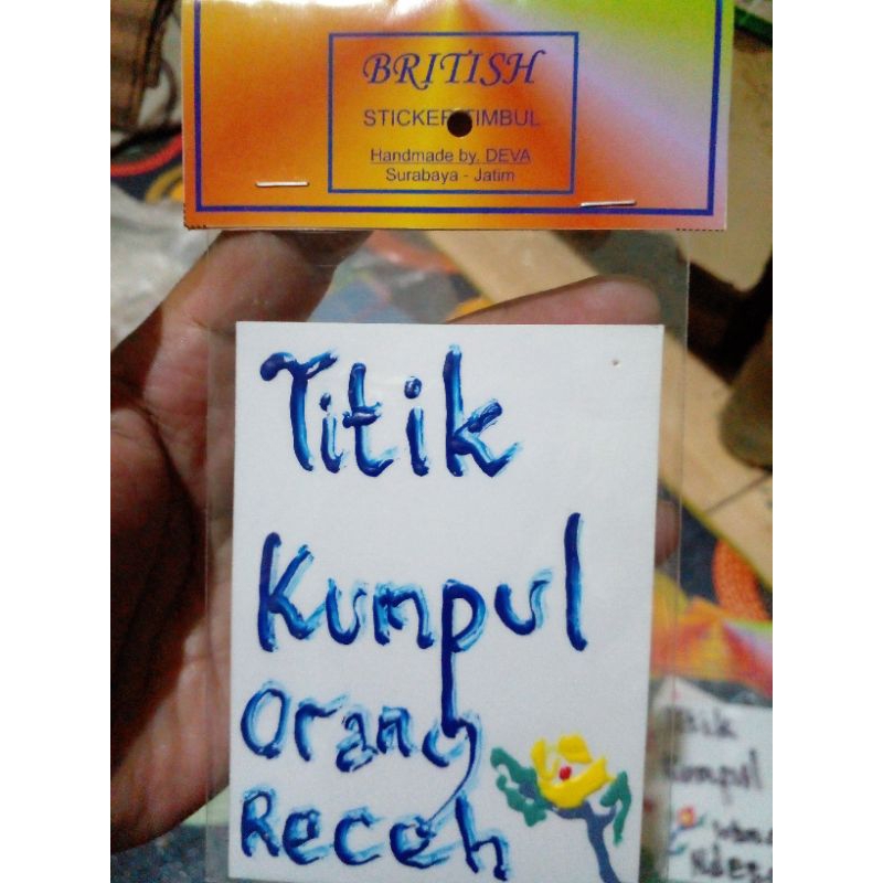 

British Sticker Timbul : Titik Kumpul Orang Receh