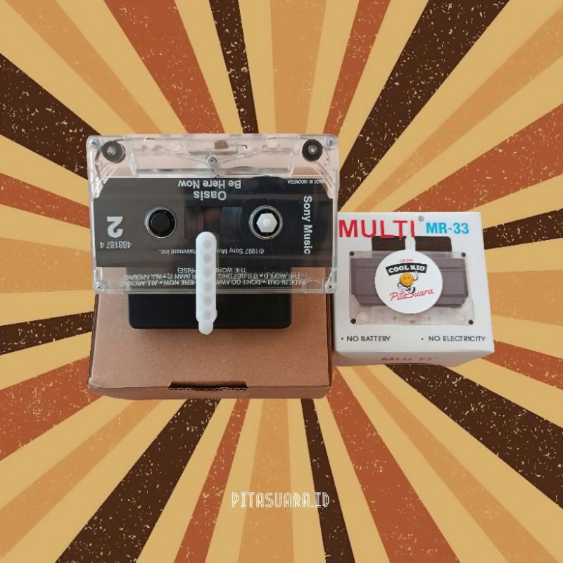 Rewinder kaset pita Pemutar kaset pita manual