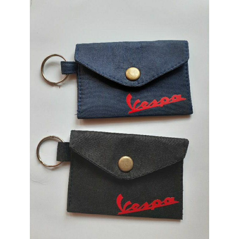 Gantungan Kunci Vespa Dompet Kartu Minimalis STNK