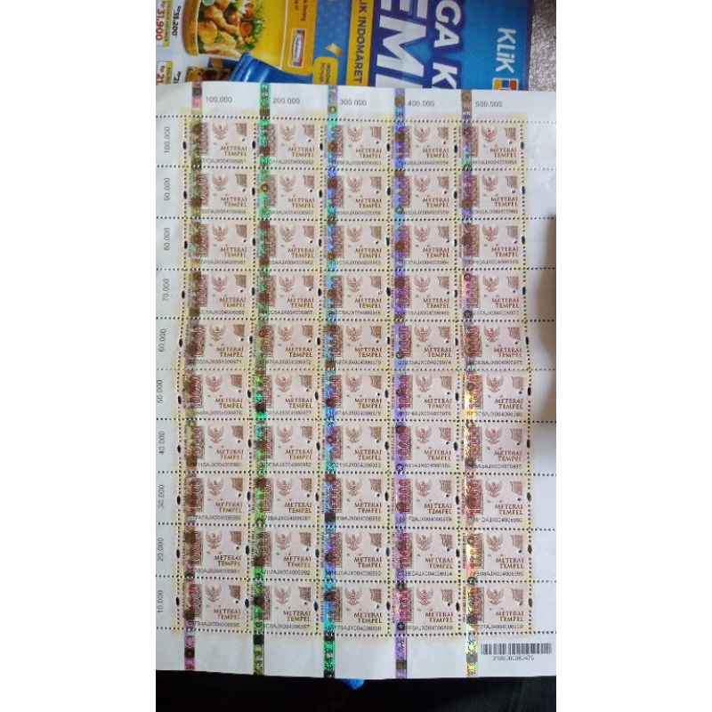 

MATERAI 10.000 MURAH