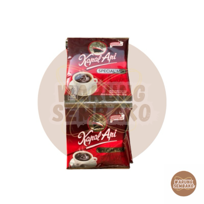 

Kopi Kapal Api Special Mix 1 Renceng / 10 Sachet