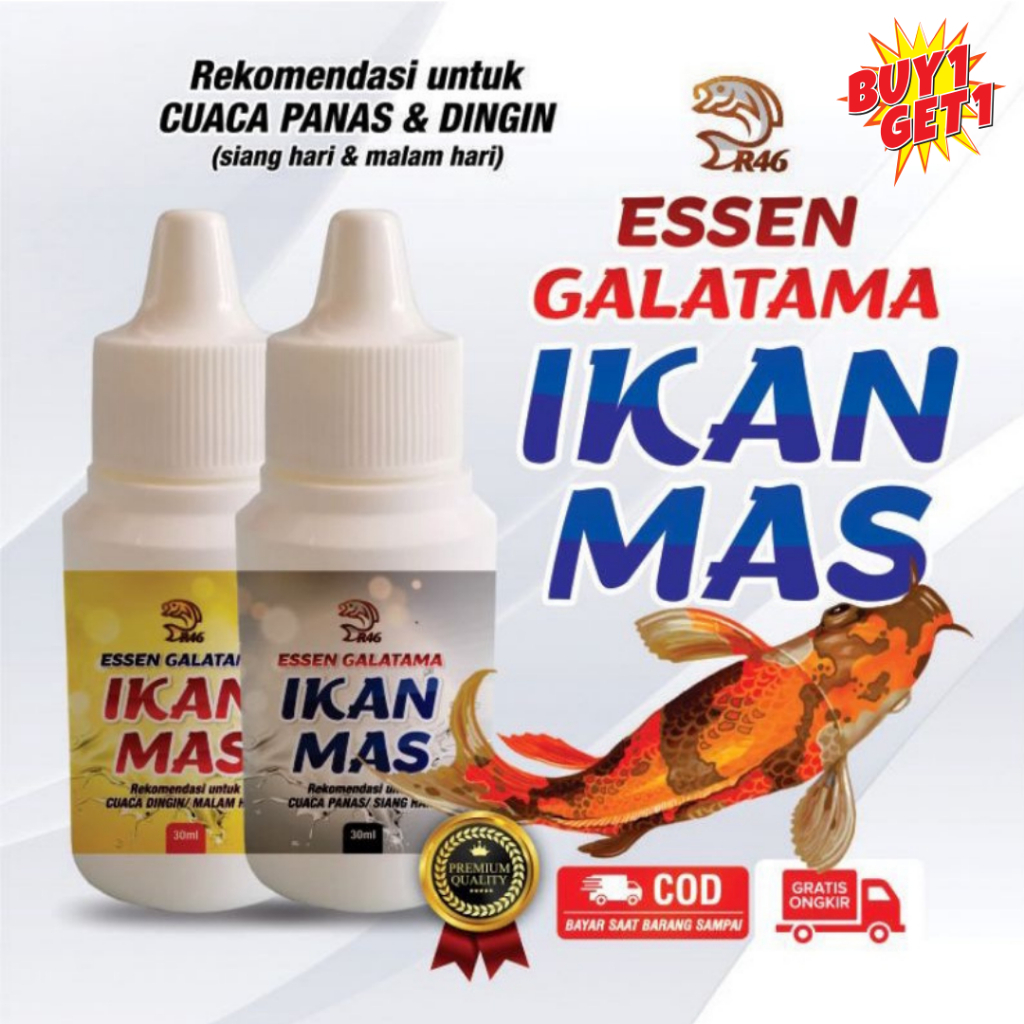 Essen ikan mas / essen jahat / essen R-46 / essen ampuh / alat pancing / essen siang malam/pancing