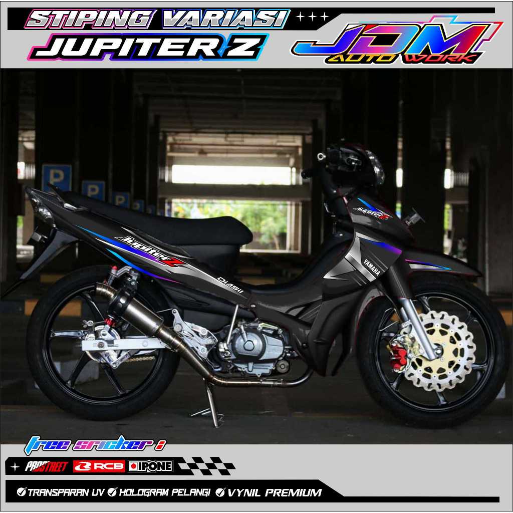 STRIPING VARIASI YAMAHA JUPITER Z BURHAN / STICKER LIST VARIASI JUPITER Z BURHAN