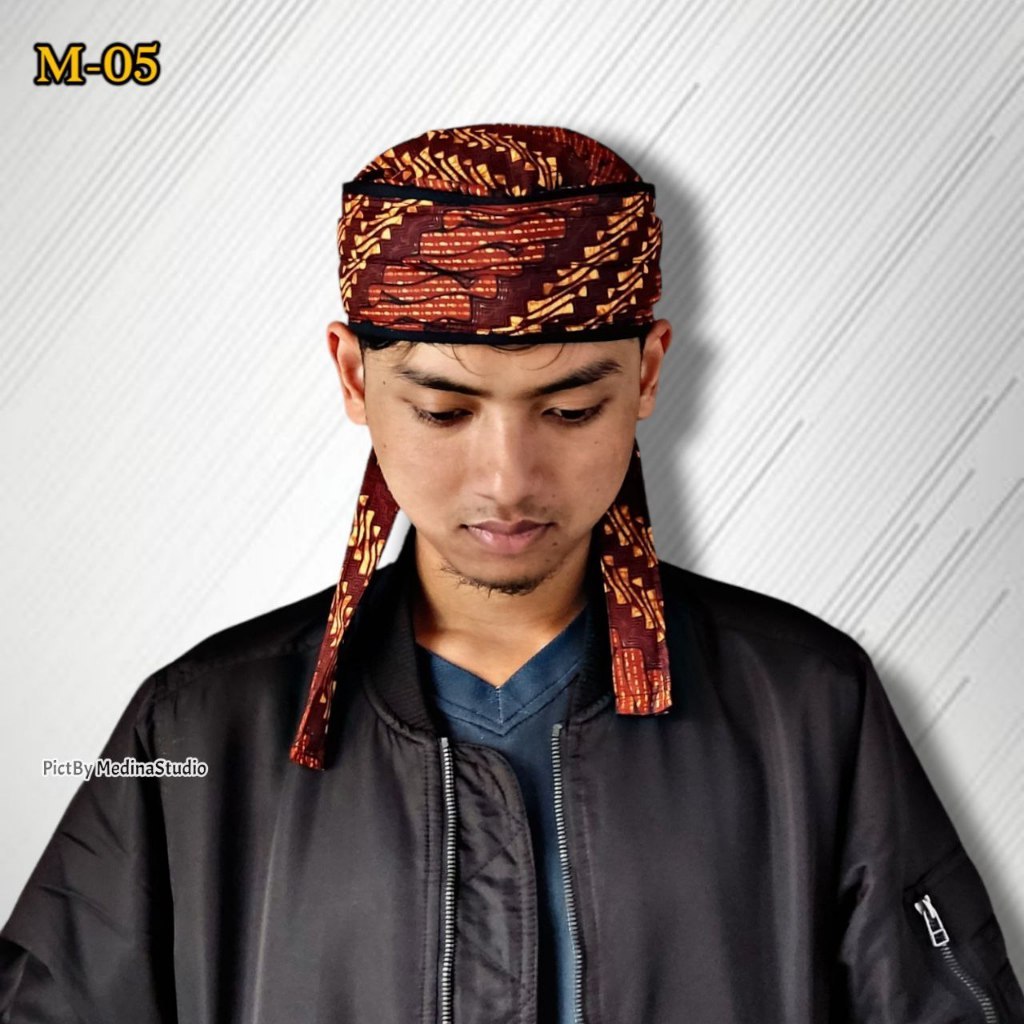 peci imamah iket kepala dewasa sunda jawa bali bisa COD