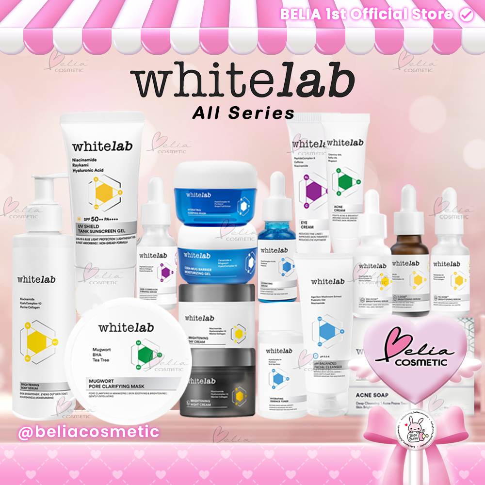 [ BELIA ] WHITELAB Brightening Series | Face Body Serum Facial Wash Day Night Cream Underarm Toner