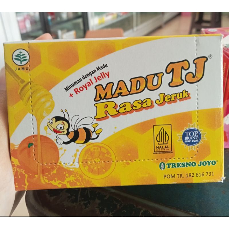 

Madu TJ sachet box isi 12 kemasan @20gr