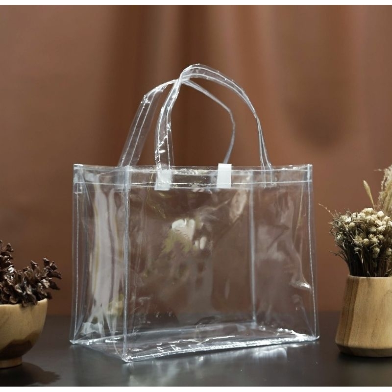 

TAS TENTENG MIKA TRANSPARAN / TAS SOUVENIR / TAS KADO