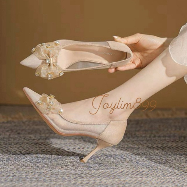 High Heels Wanita Import Heels Pesta Elegant