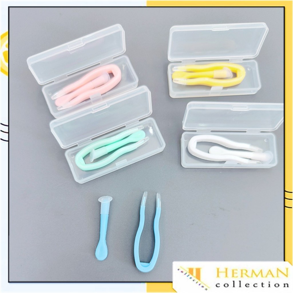 Hc Tweezer Penjepit Softlens Capitan Contact Lens Jepitan Pencabut Lensa Kontak Mata Softlens