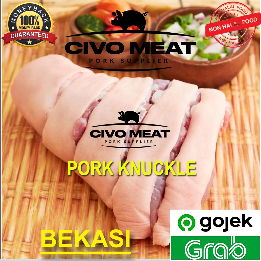 

Pork Knuckle / Betis Babi kaki belakang - sudah Dipotong2 - 1kg