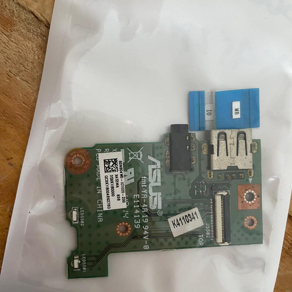 Board Sound + USB Laptop ASUS X453M - Second/Bekas