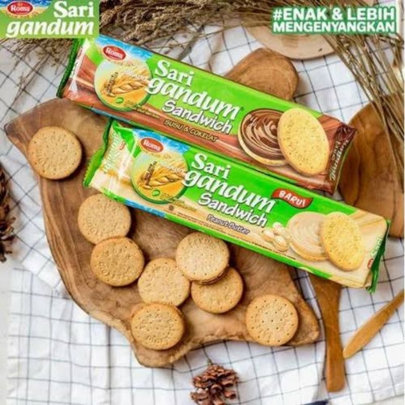 

Roma Sari Gandum Sandwich 115gr