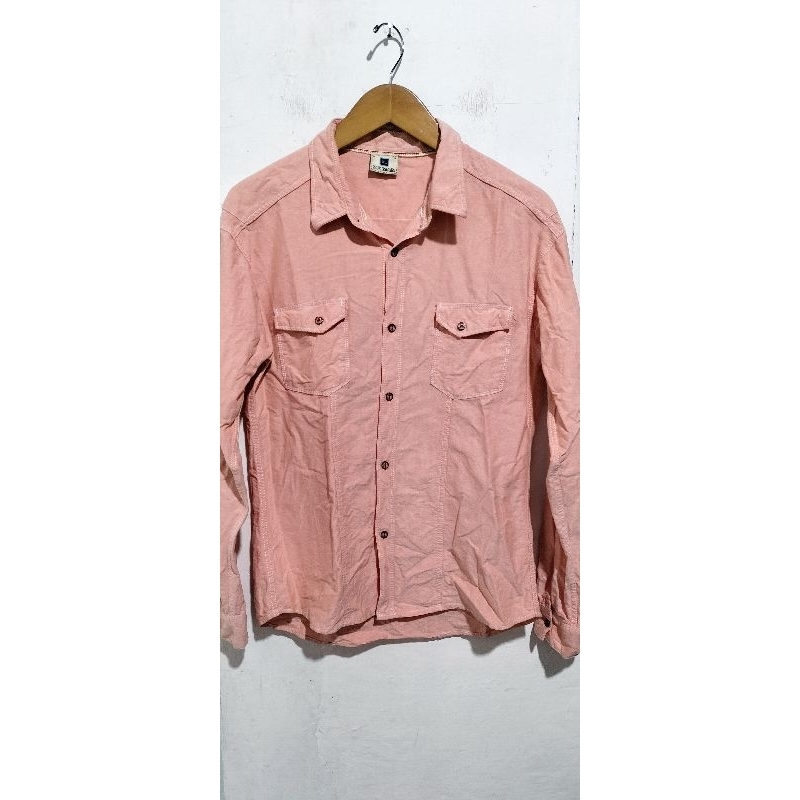 Atasan Baju Kemeja Polos Pria ZR MAN Keren