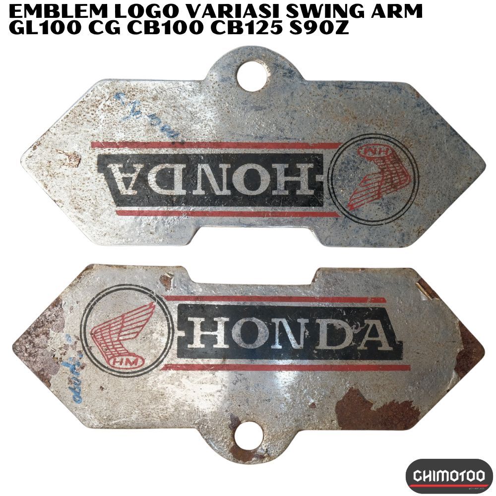 Emblem Logo Variasi Swing Arm Honda Gl100 Gl 100 Cg Cb100 Cb 100 Cb125 Cb 125 S90z